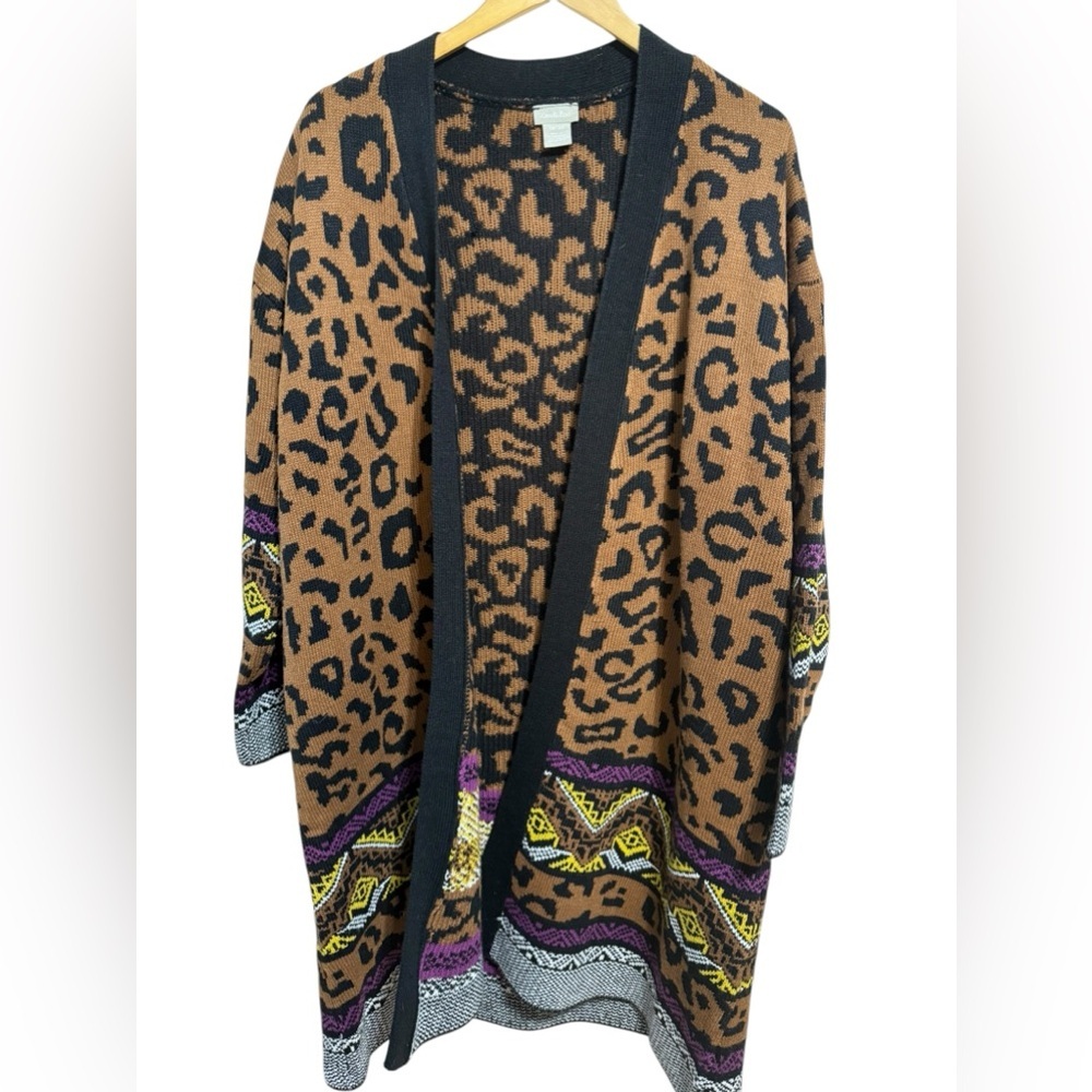 Zim & Zoe Women’s Plus Leopard Print Cardigan Size 18/20
Leopard Print